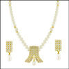 Designer stone pendent set - SJPDEC-0151 - Click here to View more details about this Product